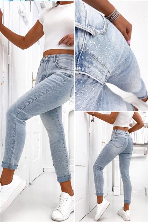 Τζιν GLOMENZANA, Χρώμα: Γαλάζιο, IVET.EU - Εκπτώσεις έως -80%