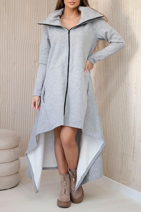 Φόρεμα RENETANA GREY, Χρώμα: γκρι, IVET.EU - Εκπτώσεις έως -80%