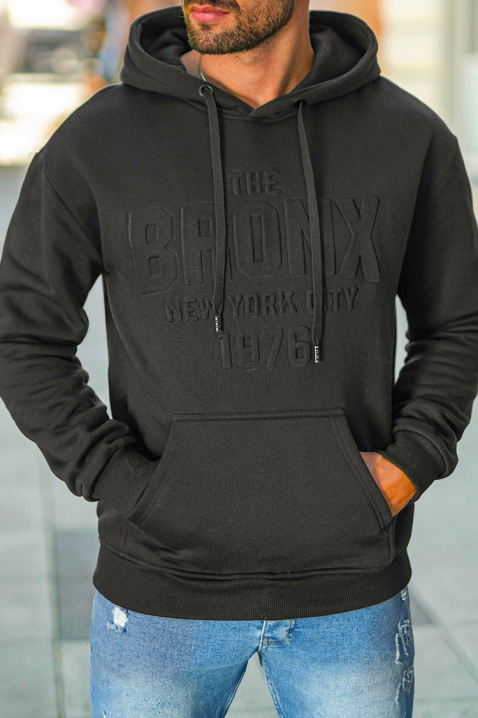 Ανδρικό φούτερ BONONTO BLACK, Χρώμα: μαύρο, IVET.EU - Εκπτώσεις έως -80%