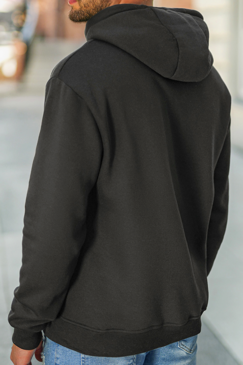 Ανδρικό φούτερ BONONTO BLACK, Χρώμα: μαύρο, IVET.EU - Εκπτώσεις έως -80%