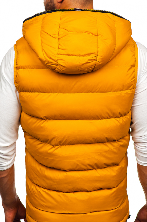 Ανδρικό γιλέκο MEJELO YELLOW, Χρώμα: κίτρινο, IVET.EU - Εκπτώσεις έως -80%