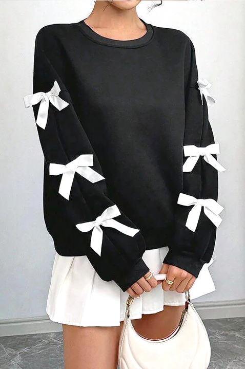 Γυναικεία μπλούζα FERMONRA, Χρώμα: μαύρο, IVET.EU - Εκπτώσεις έως -80%