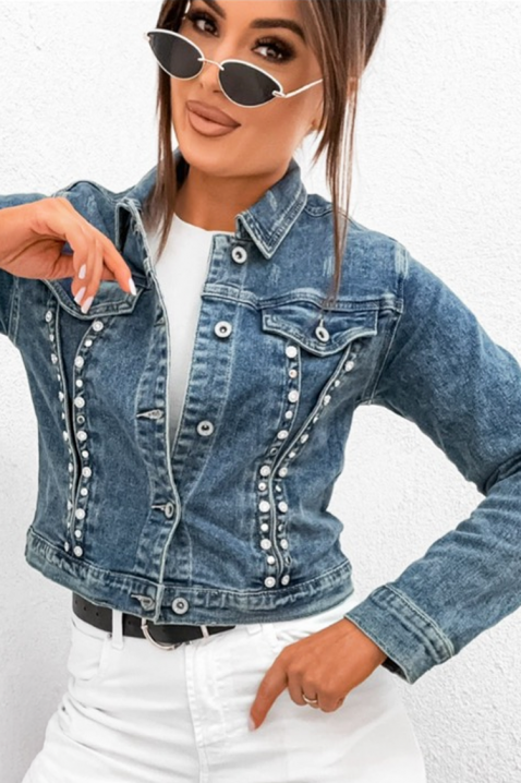 Τζιν μπουφάν SULMERZA, Χρώμα: μπλε, IVET.EU - Εκπτώσεις έως -80%