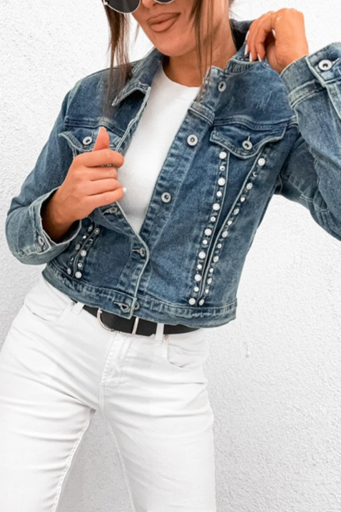 Τζιν μπουφάν SULMERZA, Χρώμα: μπλε, IVET.EU - Εκπτώσεις έως -80%