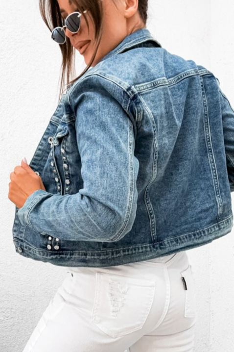 Τζιν μπουφάν SULMERZA, Χρώμα: μπλε, IVET.EU - Εκπτώσεις έως -80%