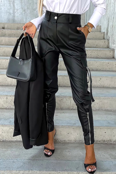 Παντελόνι VESTONLIA BLACK, Χρώμα: μαύρο, IVET.EU - Εκπτώσεις έως -80%