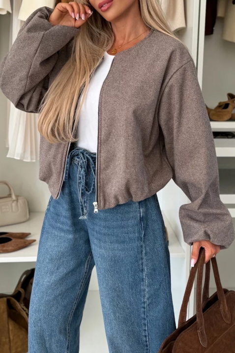 Μπουφάν MERFIOLJA BEIGE, Χρώμα: μπεζ, IVET.EU - Εκπτώσεις έως -80%