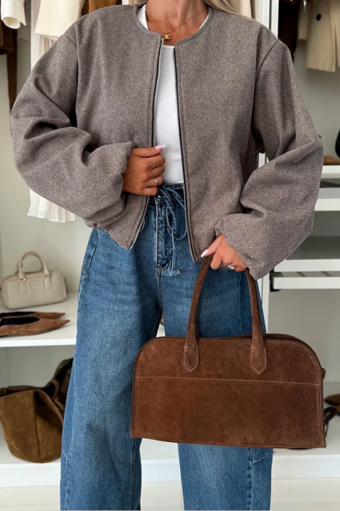 Μπουφάν MERFIOLJA BEIGE, Χρώμα: μπεζ, IVET.EU - Εκπτώσεις έως -80%