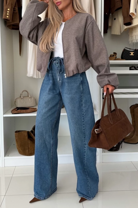 Μπουφάν MERFIOLJA BEIGE, Χρώμα: μπεζ, IVET.EU - Εκπτώσεις έως -80%