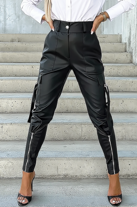 Παντελόνι VESTONLIA BLACK, Χρώμα: μαύρο, IVET.EU - Εκπτώσεις έως -80%