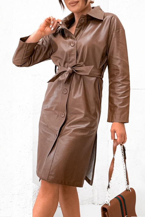 Φόρεμα LOGEMA, Χρώμα: καφέ, IVET.EU - Εκπτώσεις έως -80%