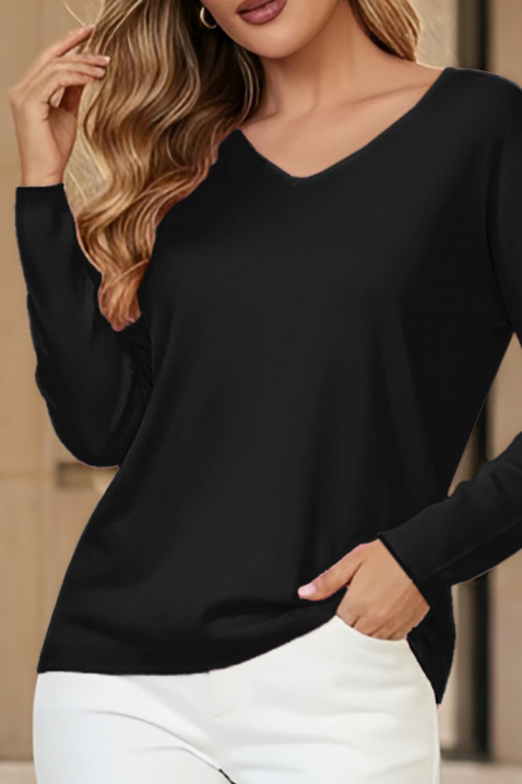 Πουλόβερ VIOPELDA BLACK, Χρώμα: μαύρο, IVET.EU - Εκπτώσεις έως -80%