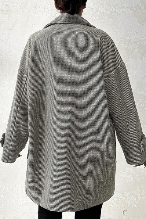 Παλτό CROLVENZA, Χρώμα: γκρι, IVET.EU - Εκπτώσεις έως -80%