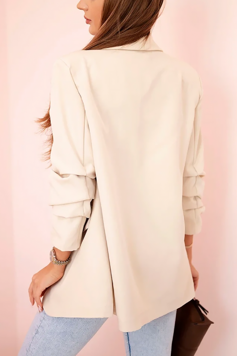 Σακάκι LAMFORZA ECRU, Χρώμα: εκρού, IVET.EU - Εκπτώσεις έως -80%