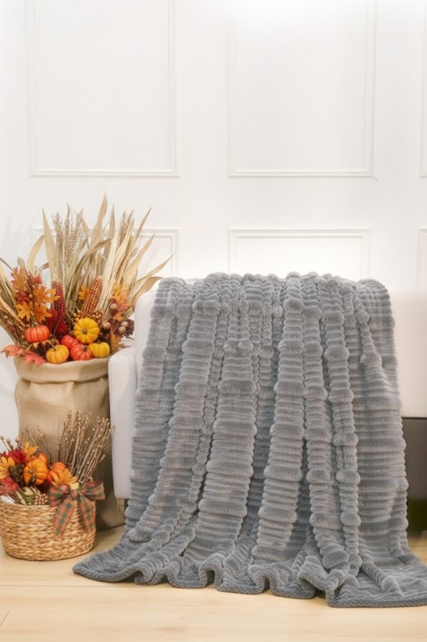 Κουβέρτα JERLONDA GREY 200x220 cm, Χρώμα: πράσινο,γκρι, IVET.EU - Εκπτώσεις έως -80%