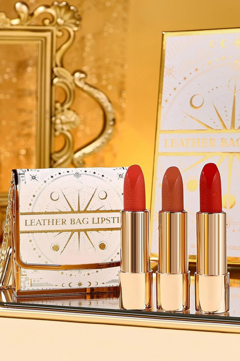 Σετ κραγιόν με ματ αποτέλεσμα LEATHER BAG LipstickIVET.EU - Εκπτώσεις έως -80%