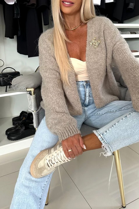 Ζακέτα VELMENDRIA BEIGE, Χρώμα: μπεζ, IVET.EU - Εκπτώσεις έως -80%