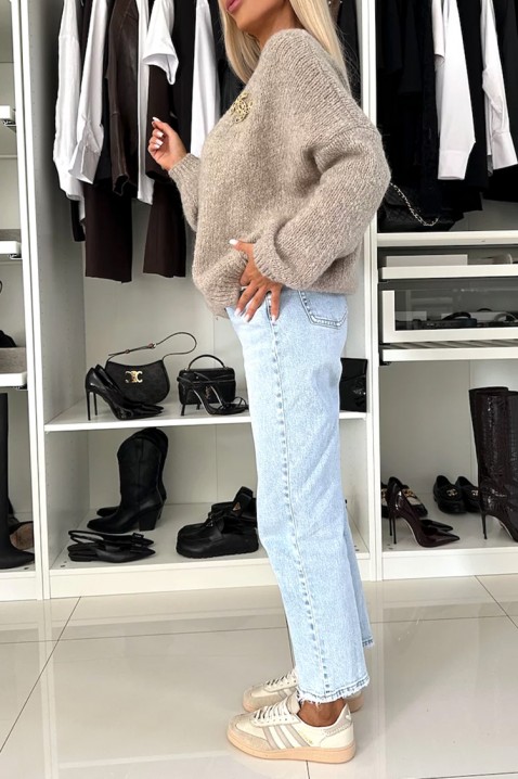 Ζακέτα VELMENDRIA BEIGE, Χρώμα: μπεζ, IVET.EU - Εκπτώσεις έως -80%