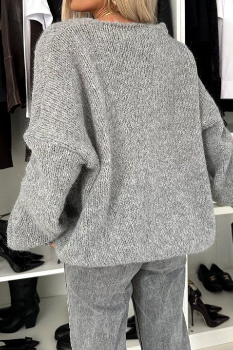 Ζακέτα VELMENDRIA GREY, Χρώμα: γκρι, IVET.EU - Εκπτώσεις έως -80%