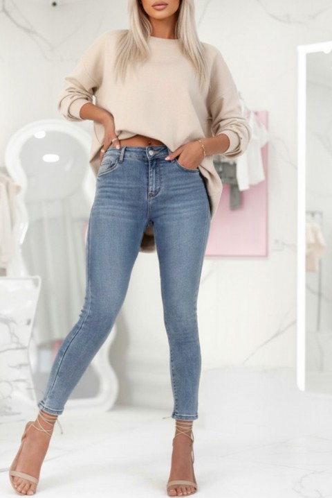 Τζιν LANZONA, Χρώμα: Γαλάζιο, IVET.EU - Εκπτώσεις έως -80%