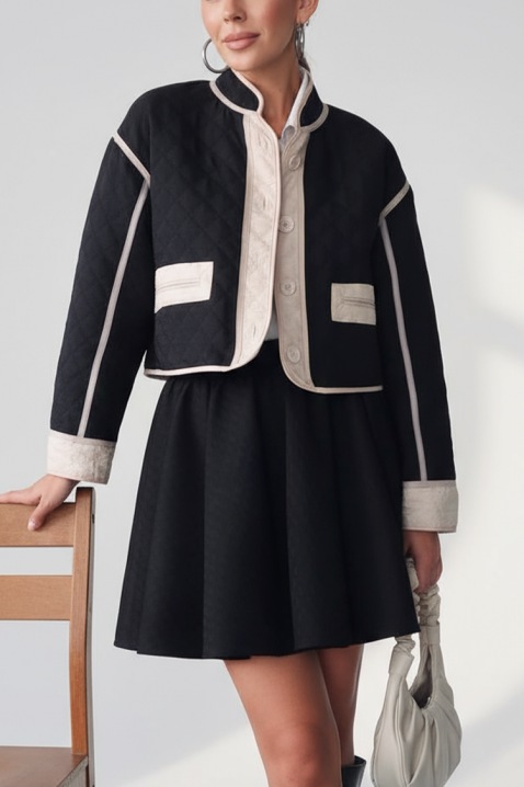 Μπουφάν ARMENOLDA BLACK, Χρώμα: μαύρο, IVET.EU - Εκπτώσεις έως -80%
