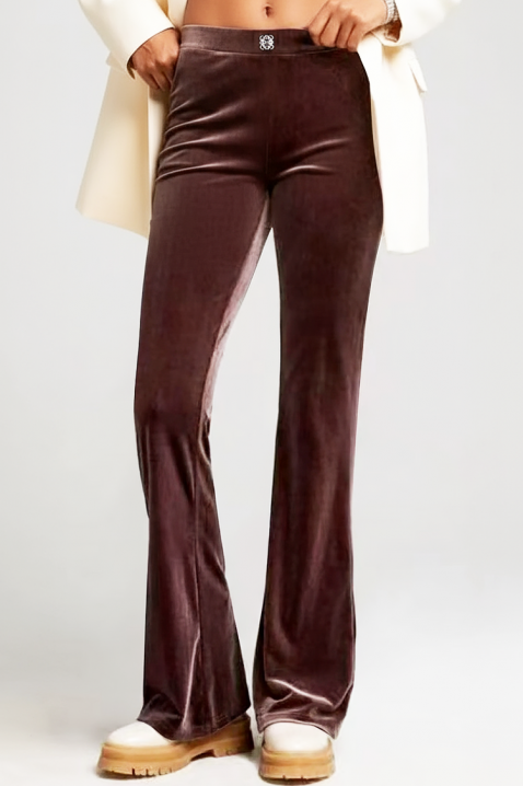 Παντελόνι ZAILINA BROWN, Χρώμα: καφέ, IVET.EU - Εκπτώσεις έως -80%