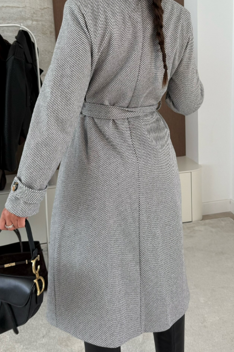 Καμπαρντίνα GRENOLFA BLACK, Χρώμα: μαύρο και άσπρο, IVET.EU - Εκπτώσεις έως -80%