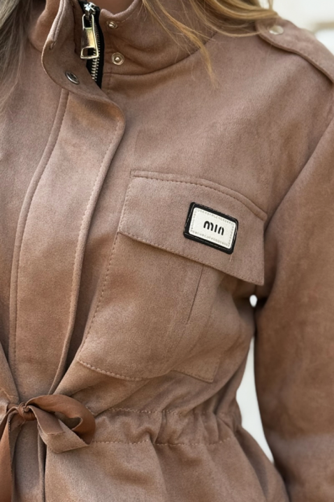 Μπουφάν XELFONDA BROWN, Χρώμα: καφέ, IVET.EU - Εκπτώσεις έως -80%