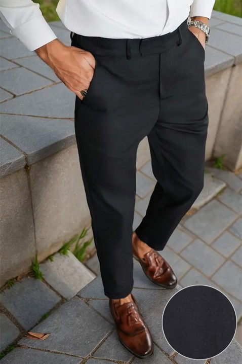 Ανδρικό παντελόνι JINZO BLACK, Χρώμα: μαύρο, IVET.EU - Εκπτώσεις έως -80%