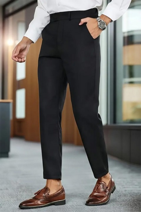 Ανδρικό παντελόνι JINZO BLACK, Χρώμα: μαύρο, IVET.EU - Εκπτώσεις έως -80%