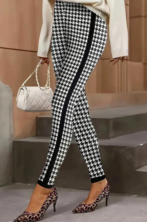 Παντελόνι SORLENTA, Χρώμα: μαύρο και άσπρο, IVET.EU - Εκπτώσεις έως -80%