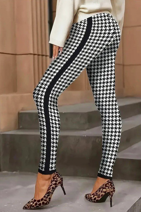 Παντελόνι SORLENTA, Χρώμα: μαύρο και άσπρο, IVET.EU - Εκπτώσεις έως -80%