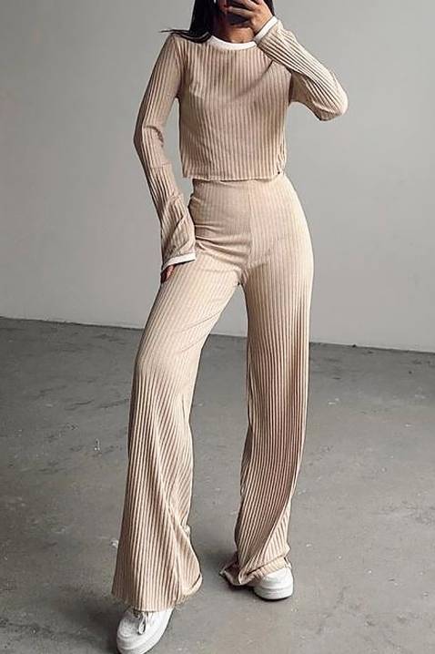 Σύνολο MLEZANA BEIGE, Χρώμα: μπεζ, IVET.EU - Εκπτώσεις έως -80%