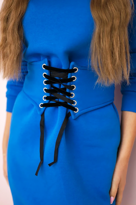 Φόρεμα DIMANZA BLUE, Χρώμα: μπλε, IVET.EU - Εκπτώσεις έως -80%