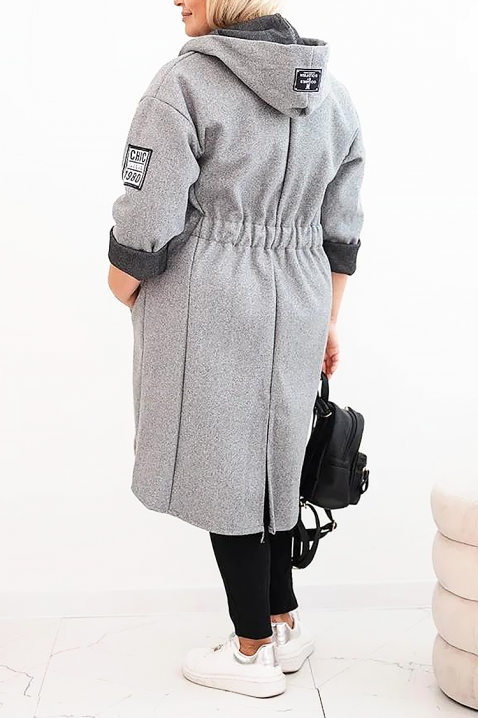 Φούτερ MAKREZA GREY, Χρώμα: γκρι, IVET.EU - Εκπτώσεις έως -80%