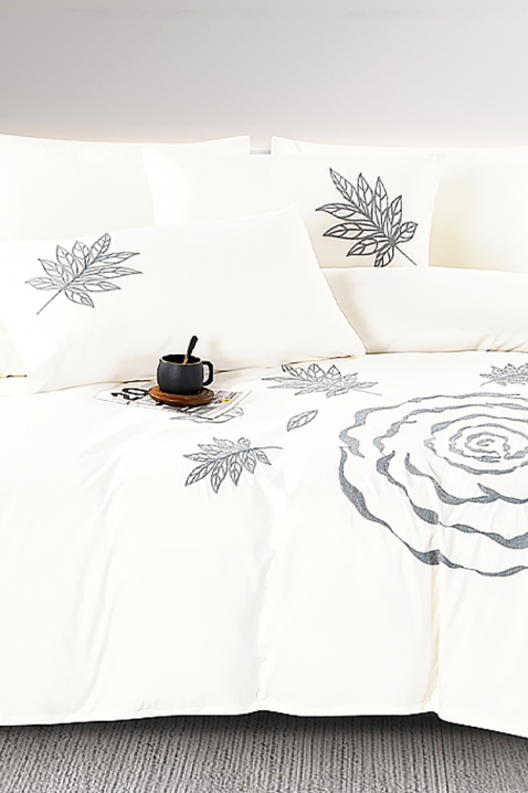 Σετ κρεβατοκάμαρας BIOGELNA WHITE 200x220 cm βαμβακερό - 4 τεμ., Χρώμα: άσπρο, IVET.EU - Εκπτώσεις έως -80%