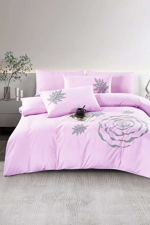 Σετ κρεβατοκάμαρας BIOGELNA PINK 200x220 cm βαμβακερό - 4 τεμ., Χρώμα: ροζ, IVET.EU - Εκπτώσεις έως -80%