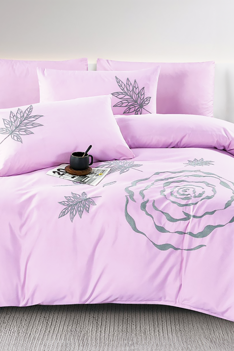 Σετ κρεβατοκάμαρας BIOGELNA PINK 200x220 cm βαμβακερό - 4 τεμ., Χρώμα: ροζ, IVET.EU - Εκπτώσεις έως -80%