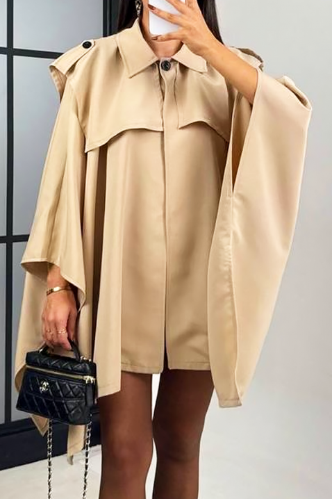 Μπουφάν FREYANA BEIGE, Χρώμα: μπεζ, IVET.EU - Εκπτώσεις έως -80%