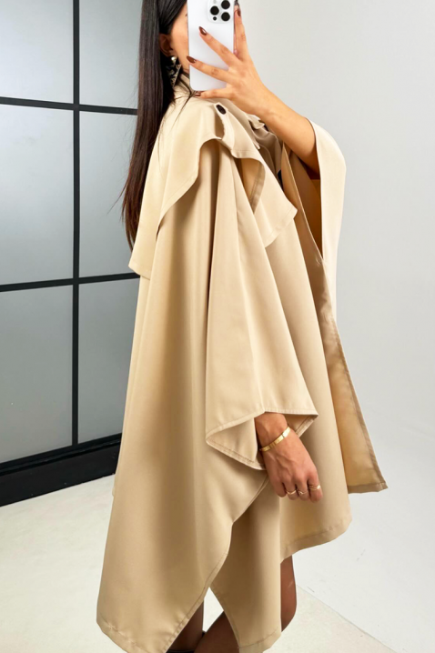Μπουφάν FREYANA BEIGE, Χρώμα: μπεζ, IVET.EU - Εκπτώσεις έως -80%