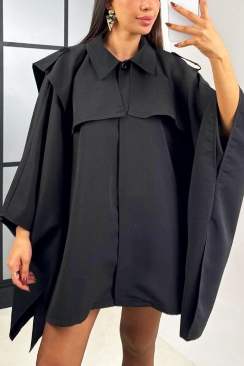 Μπουφάν FREYANA BLACK, Χρώμα: μαύρο, IVET.EU - Εκπτώσεις έως -80%