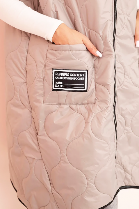 Γιλέκο VORTELGA BEIGE, Χρώμα: μπεζ, IVET.EU - Εκπτώσεις έως -80%