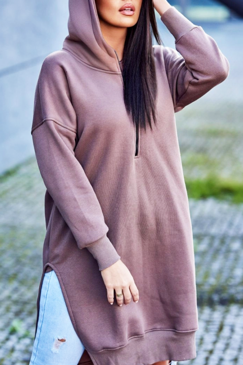 Φούτερ MELPERFA MOCHA, Χρώμα: μόκα, IVET.EU - Εκπτώσεις έως -80%