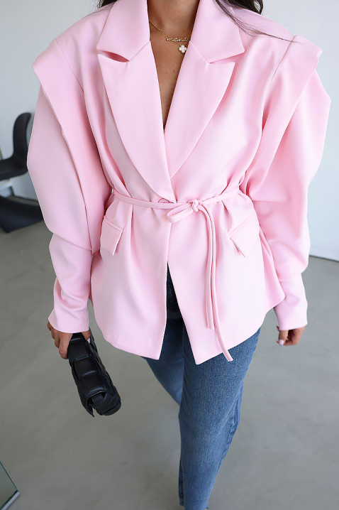 Σακάκι LAMINDA PINK, Χρώμα: ροζ, IVET.EU - Εκπτώσεις έως -80%