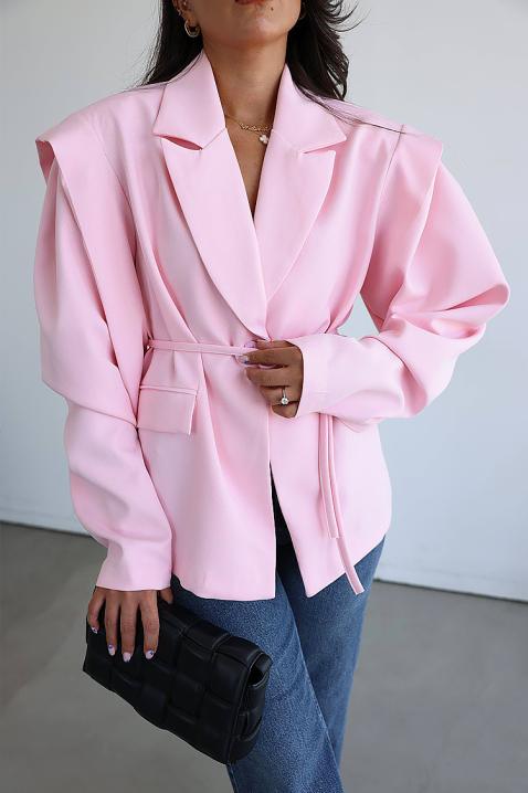 Σακάκι LAMINDA PINK, Χρώμα: ροζ, IVET.EU - Εκπτώσεις έως -80%