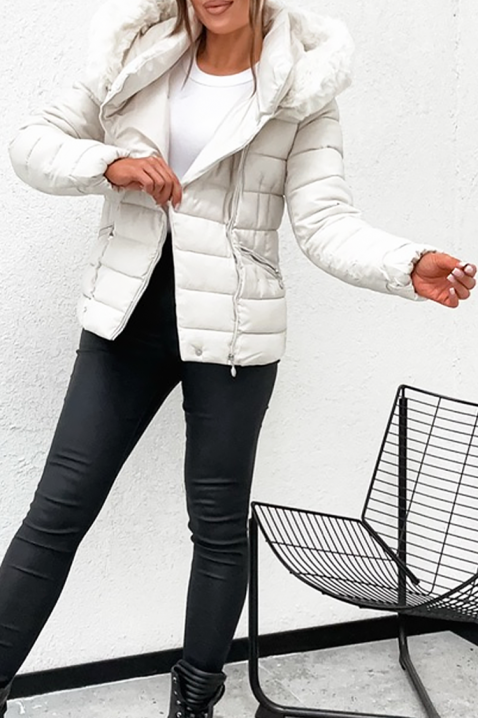 Μπουφάν ZOLTERNA WHITE, Χρώμα: άσπρο, IVET.EU - Εκπτώσεις έως -80%