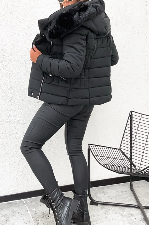 Μπουφάν ZOLTERNA BLACK, Χρώμα: μαύρο, IVET.EU - Εκπτώσεις έως -80%
