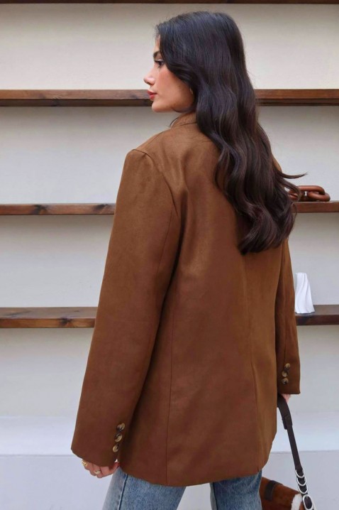 Σακάκι NATILZA CAMEL, Χρώμα: ανοιχτό καφέ, IVET.EU - Εκπτώσεις έως -80%