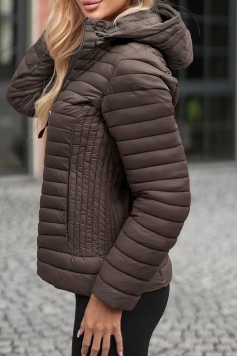 Μπουφάν YRMENZA BROWN, Χρώμα: καφέ, IVET.EU - Εκπτώσεις έως -80%