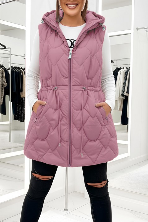 Γιλέκο SIOGELXA LILA, Χρώμα: μωβ, IVET.EU - Εκπτώσεις έως -80%